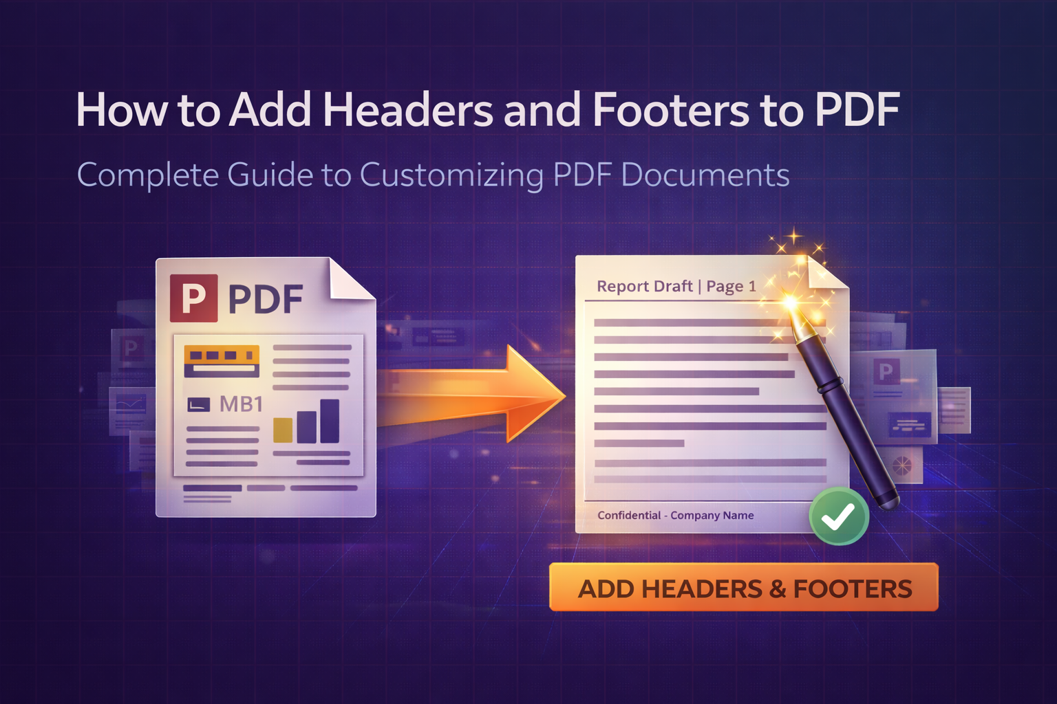 How to Add Headers and Footers to PDF